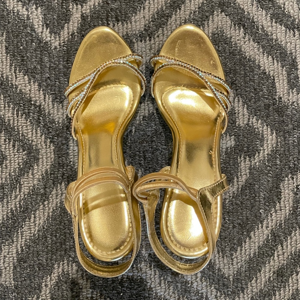 Gold heels